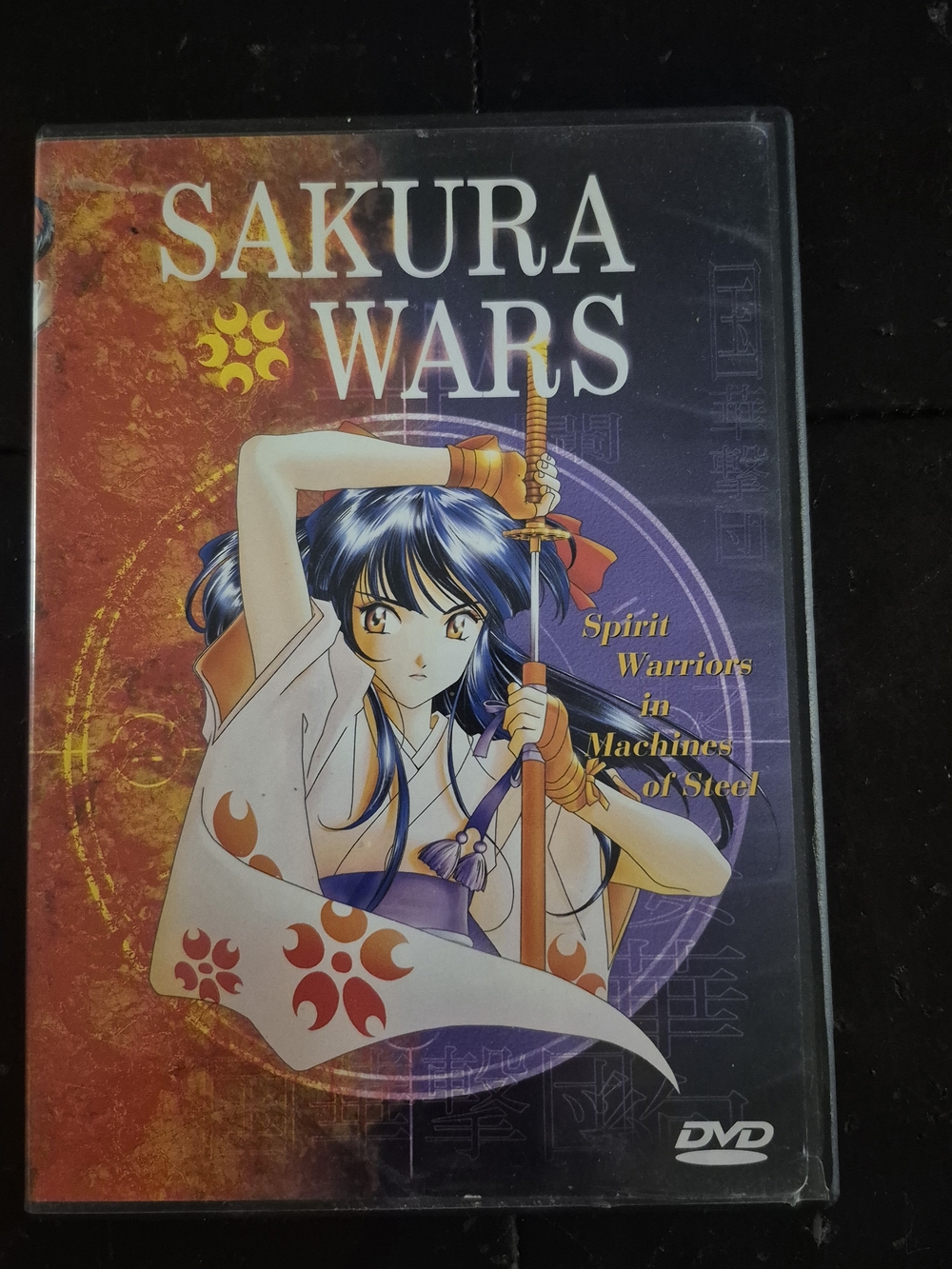 Sakura Wars DVD — Anime Cover with Blue-Haired Heroine